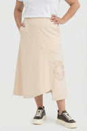 'Livia' Rock – A-Linie, asymmetric & stretch