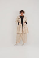 Parka de transição "Livia" – macio, cheio de pormenores e moderno
